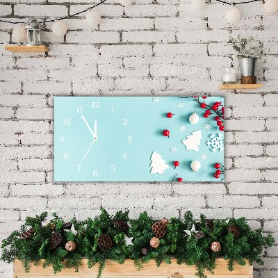 Steklena ura Snowflakes Božični okraski