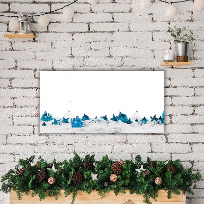 Steklena ura Božič Baubles okraski sneg