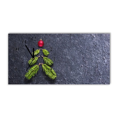 Steklena ura Zima božična drevesa Christmas