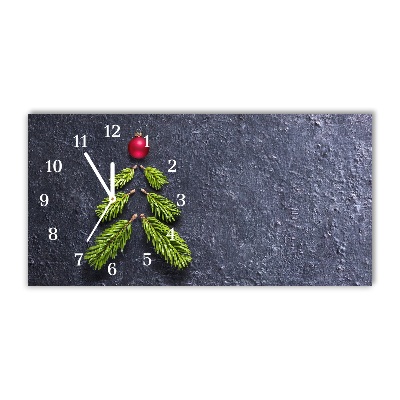 Steklena ura Zima božična drevesa Christmas