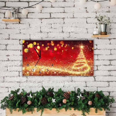 Steklena ura Zima božična drevesa Christmas