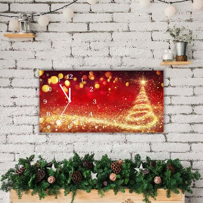 Steklena ura Zima božična drevesa Christmas