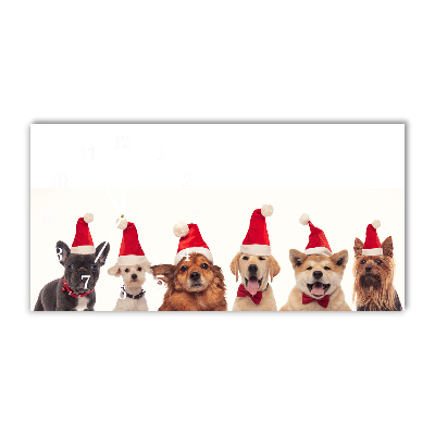 Steklena ura Santa Claus Psi.