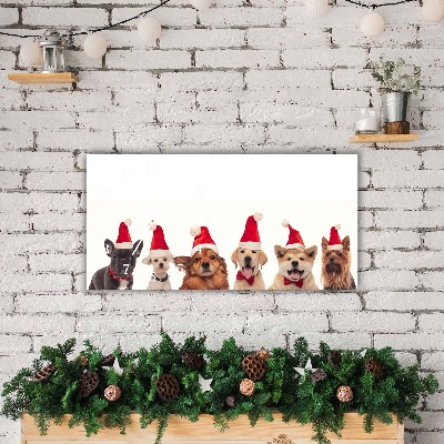 Steklena ura Santa Claus Psi.