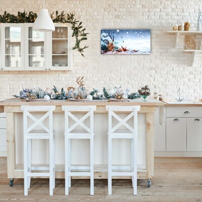 Steklena ura Božič Gingerbread Snow Božično drevo