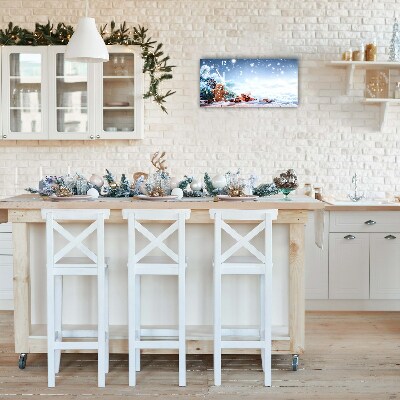 Steklena ura Božič Gingerbread Snow Božično drevo