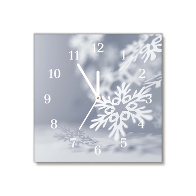 Steklena ura Snowflake božična dekoracija