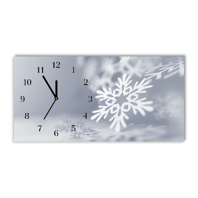 Steklena ura Snowflake božična dekoracija
