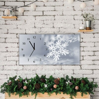 Steklena ura Snowflake božična dekoracija