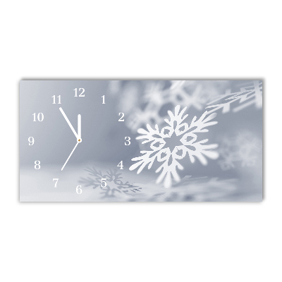Steklena ura Snowflake božična dekoracija