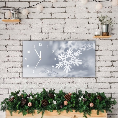 Steklena ura Snowflake božična dekoracija