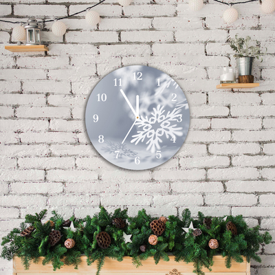 Steklena ura Snowflake božična dekoracija