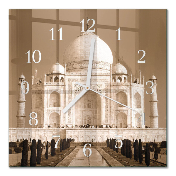 Kvadratna ura Taj Mahal v sepiji