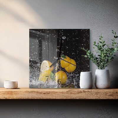 Kvadratna stenska ura Limone