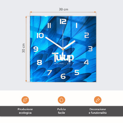 Kvadratna stenska ura Pomaranče