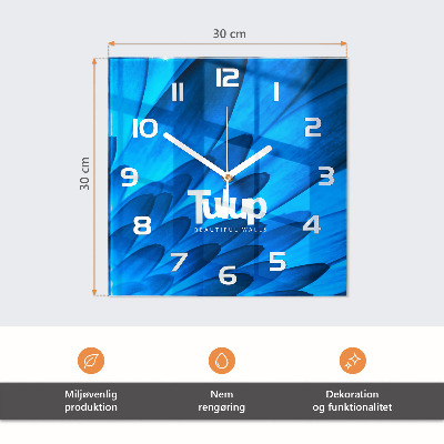 Kvadratna stenska ura Rastlina citrusov