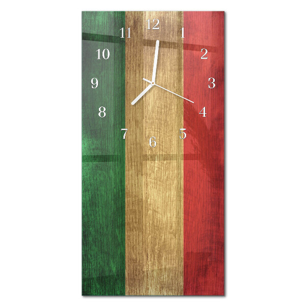 Navpična ura Italijanska zastava