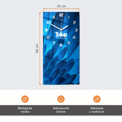 Vertikalna steklena ura Les