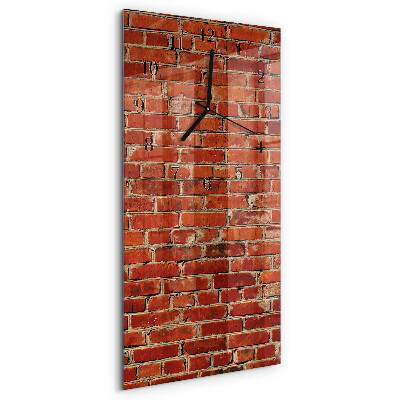 Navpična stenska ura Opečna stena