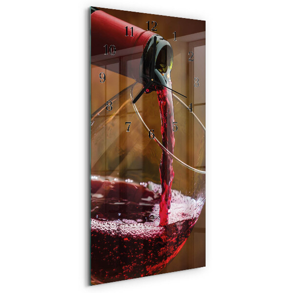 Navpična stenska ura Vino