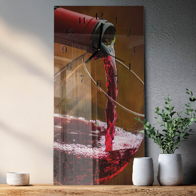 Navpična stenska ura Vino