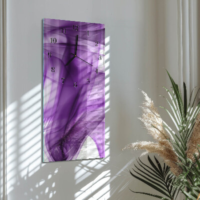 Vertikalna steklena ura Vzorec viole