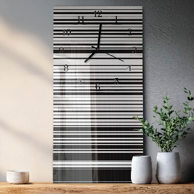 Navpična stenska ura Črte
