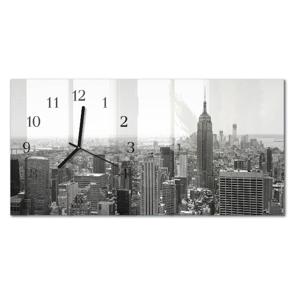 Moderna stenska ura New York Manhattan