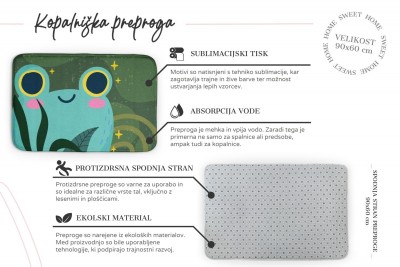 Lastnosti preproge 90x60 cm